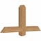 Ekena Millwork Eugene Smooth Timber Gable Bracket, Western Red Cedar, 36"W x 18"H x 3 1/2"D x 3 1/2"F, 12/12 Pitch GBW036X18X0404EUG00SWR - alternate 4